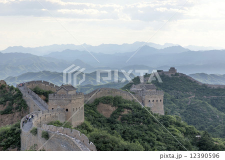 Beijing Great Wall in China, the majestic Great Wall, a symbol of China. Beijing Great Wall in China, the majestic Great Wall, a symbol of China. 12390596