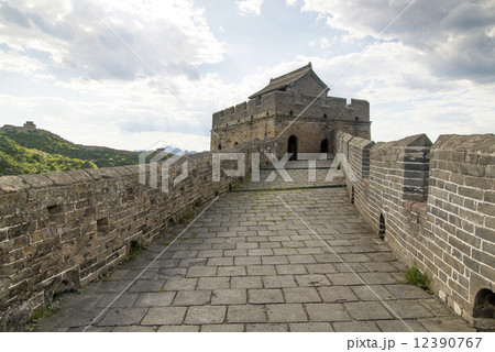 Beijing Great Wall in China, the majestic Great Wall, a symbol of China. 12390767