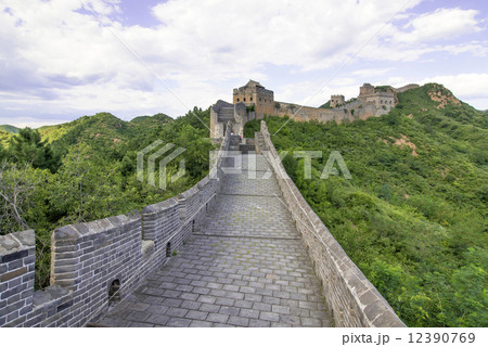 In Beijing, China, the majestic Great Wall. 12390769