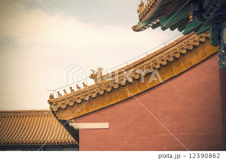 Chinese Imperial Palace, Beijing Forbidden City. 12390862