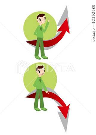 若者,閃き,疑問,考え,進路,方向,将来,矢印,未来 12392939