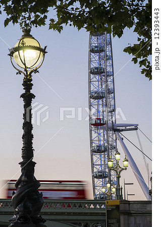 London Bus and the London Eye 12393443