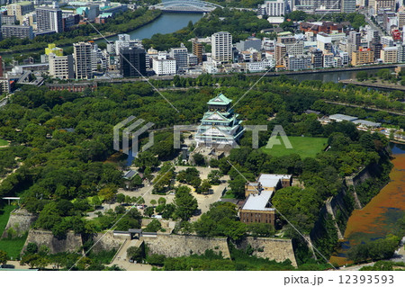 大阪城~空撮~ 大阪城~空撮~ 12393593
