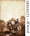 Cossack and caucasian horseman 12393980