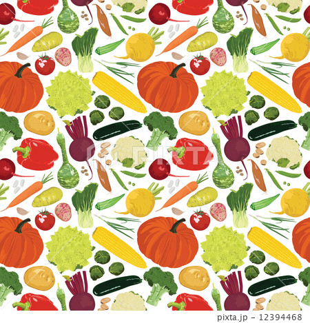 seamless background with a variety of vegetables seamless background with a variety of vegetables 12394468