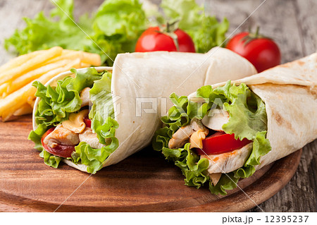 tortilla wrap, fajita tortilla wrap, fajita 12395237