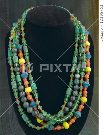 beauitful and colorful beads necklaces 12395753