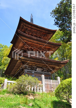 国宝 大法寺三重塔 国宝 大法寺三重塔 12396367