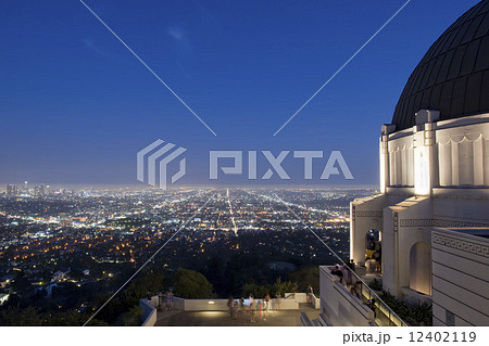 los angeles night view from observatory 12402119