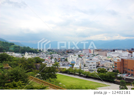 舞鶴城からの甲府盆地 舞鶴城からの甲府盆地 12402181