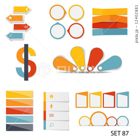 Collection of Infographic Templates for Business Vector Illustra Collection of Infographic Templates for Business Vector Illustra 12402881