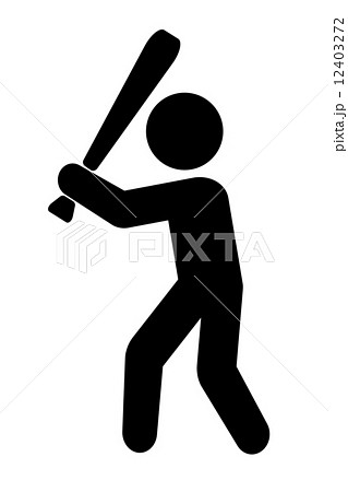 Pictogram Of Baseball Stock Illustration