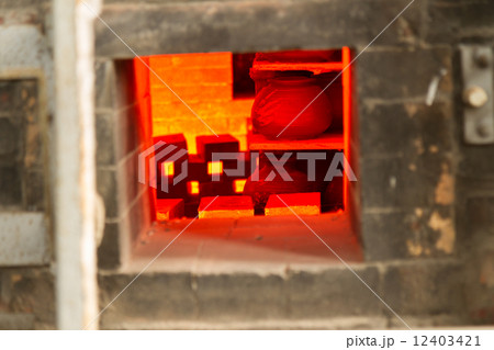 Old Pottery Kiln Firing 12403421