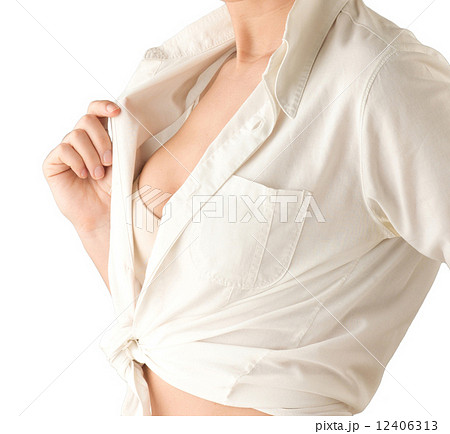 woman showing her breast woman showing her breast 12406313