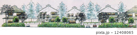 住宅立面図 住宅立面図 12408065