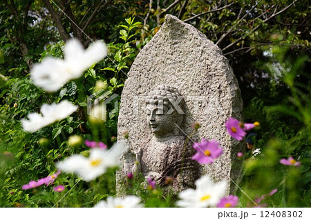 般若寺の石仏 12408302