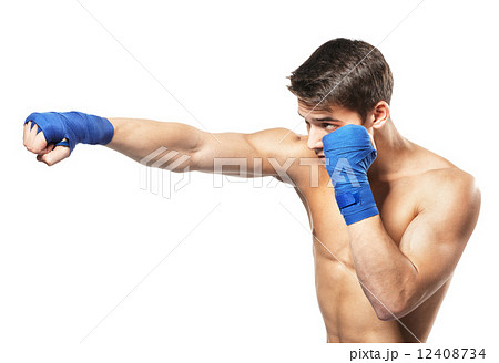 Young handsome male boxer Young handsome male boxer 12408734
