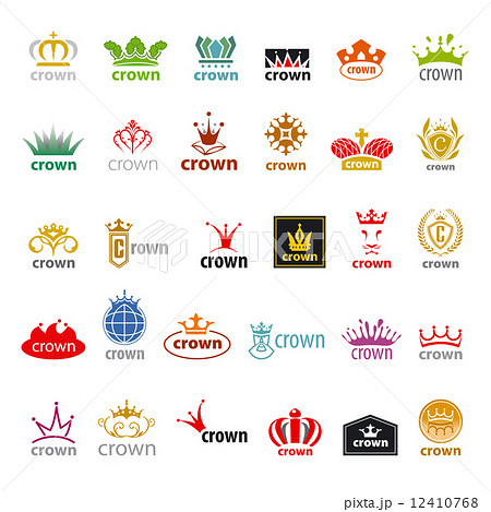 biggest collection of vector logos crown 12410768