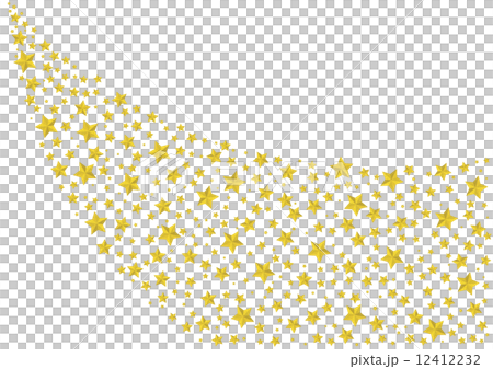 Golden Sparkle Star 3 Stock Illustration