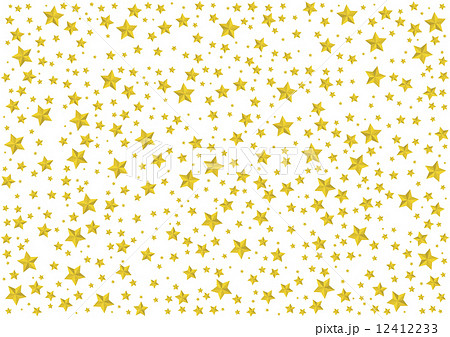 金色キラキラ星2のイラスト素材 12412233 Pixta