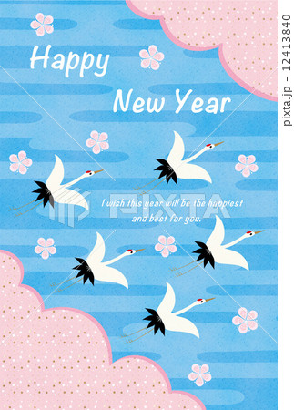 年賀状テンプレート 年賀状テンプレート 12413840
