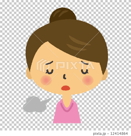 ため息【二頭身・シリーズ】 12414864