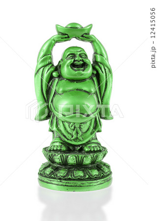 Small happy Buddha standing Small happy Buddha standing 12415056