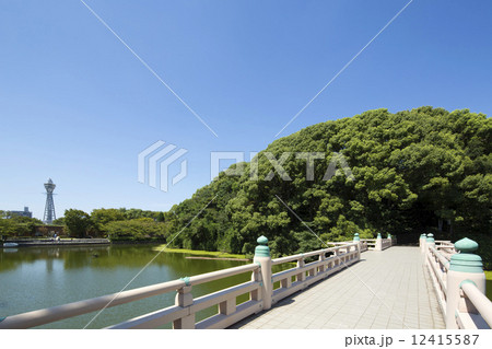 茶臼山と通天閣 12415587