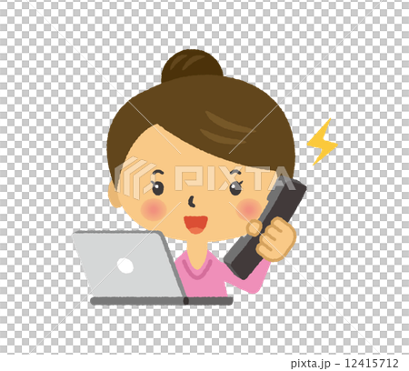 PC個人電腦主婦電話交談訂單 PC個人電腦主婦電話交談訂單 12415712