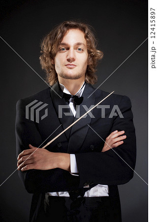 Portrait of a Young Conductor. Portrait of a Young Conductor. 12415897