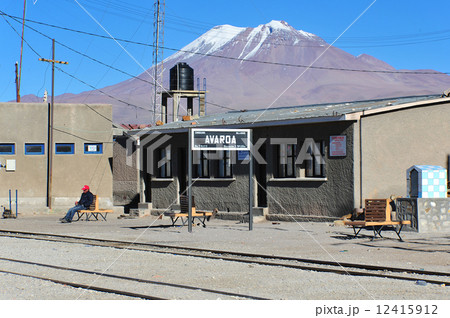 ボリビア　アバロア　ボリビアとチリ国境　税関 12415912