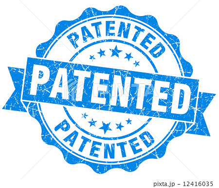 patented grunge blue stamp patented grunge blue stamp 12416035