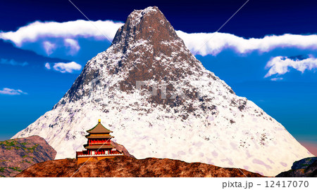 Buddhist temple in Tibet Buddhist temple in Tibet 12417070