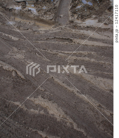 Country muddy rut Country muddy rut 12417110