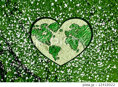 Love Globe earth  idea on Cement wall texture background design Love Globe earth  idea on Cement wall texture background design 12419322