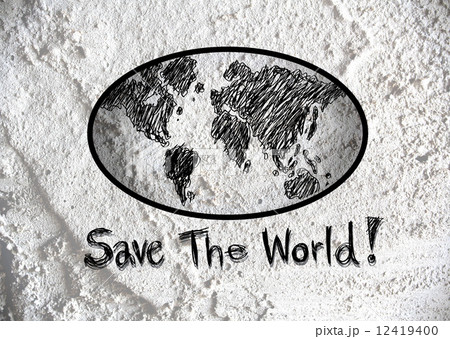 Love Globe earth idea on Cement wall texture background design Love Globe earth idea on Cement wall texture background design 12419400
