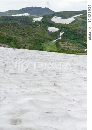 黒岳岩室付近（雪田） 12421936
