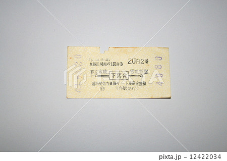 当初の軟券は国鉄・私鉄とも路線図が印字されていた 12422034