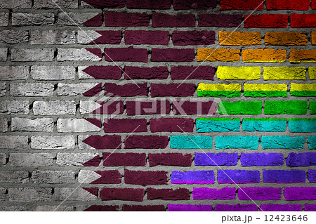 Dark brick wall - LGBT rights - Qatar Dark brick wall - LGBT rights - Qatar 12423646