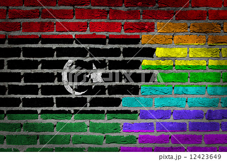 Dark brick wall - LGBT rights - Libya 12423649