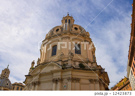 Dome of the church Holy Name of Mary in Rome, Italy Dome of the church Holy Name of Mary in Rome, Italy 12423873