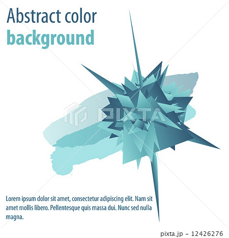Color on an abstract illustration of a modern design  12426276