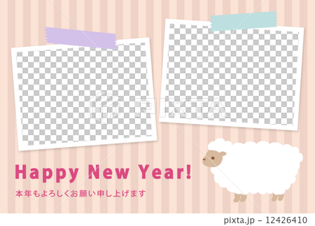 Photo frame New Year's Card Photo frame New Year's Card 12426410