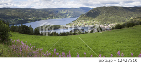 Panorama Fagernes and Stondafjorden (Oppland, Norway) Panorama Fagernes and Stondafjorden (Oppland, Norway) 12427510