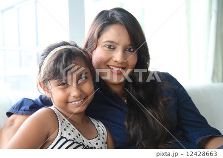 Asian Mother and  Child 12428663