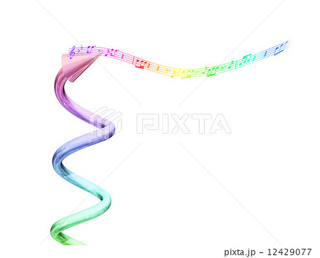 虹色のらせん矢印と音楽 12429077