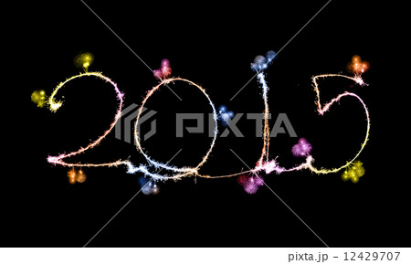 Happy New Year - 2015 made a sparkler 12429707