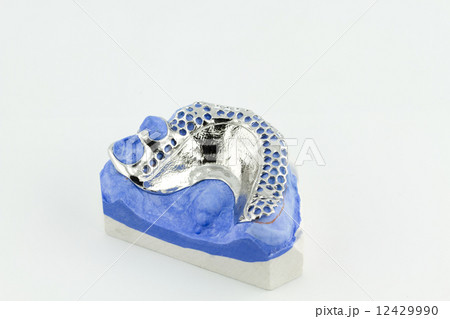 Partial Denture on white background Partial Denture on white background 12429990