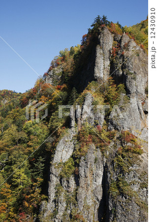 豊平峡の紅葉 12430910