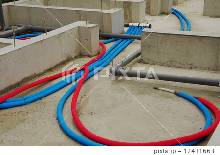 住宅の配管工事 給水配管工事 住宅の配管工事 給水配管工事 12431663